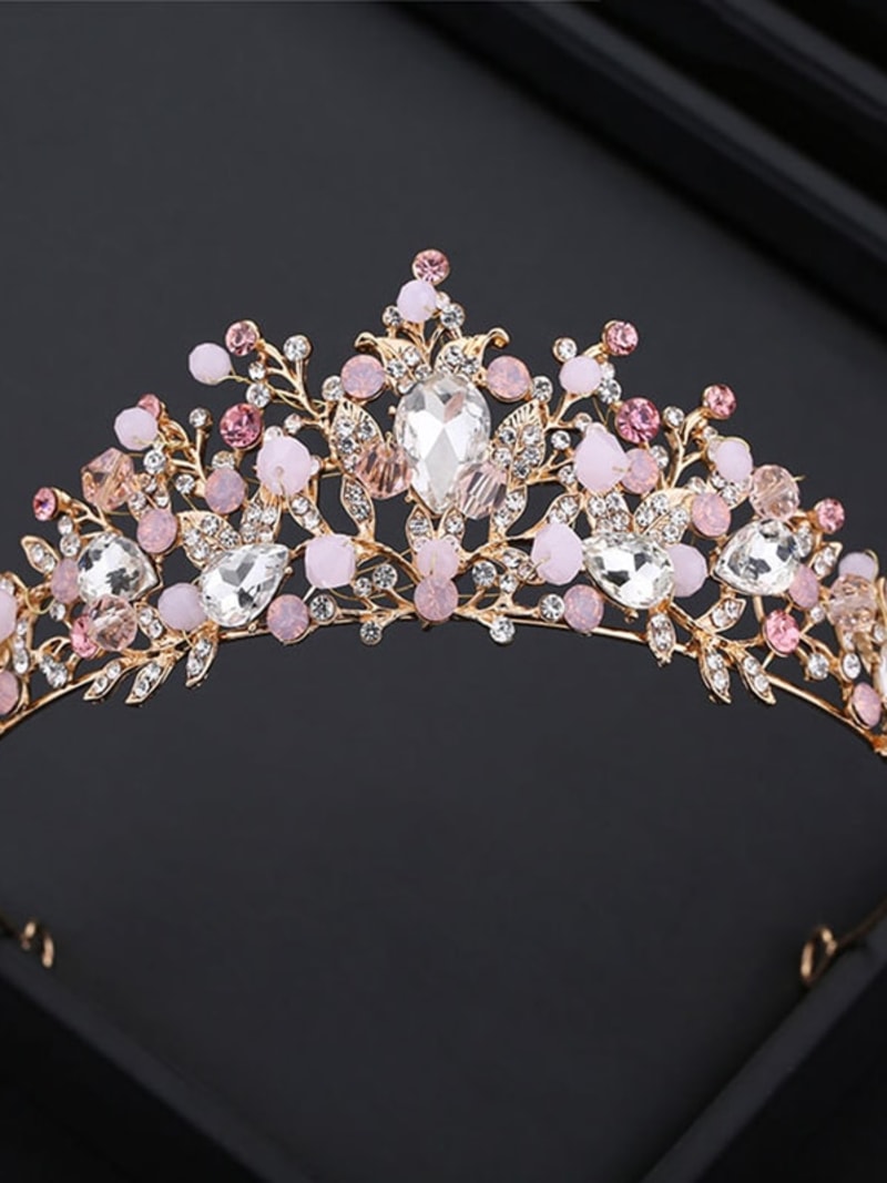 2026 QC Jewelry Handmade Crystal Large Pageant Crowns Rhinestone Elegance Wedding Crown for Bride Fine Workmanship Bride Hair Accessories - #01 - Women Hair Accessories - Image 2