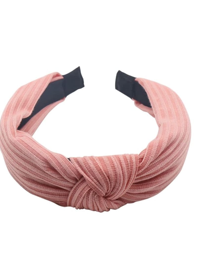 2026 QC Jewelry Wholesale Solid Color Fabric Knitted Cross-knotted Headband Woman Boutique 2021 New Design Hair Accessories