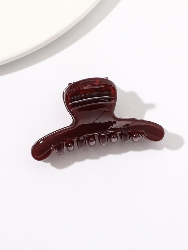 2026 QC Jewelry Jelly Solid Color Hollow Outed Hair Clip Claw Girls Small Fashion Shark Hair Clamp Clip Female Hair Claw Clips