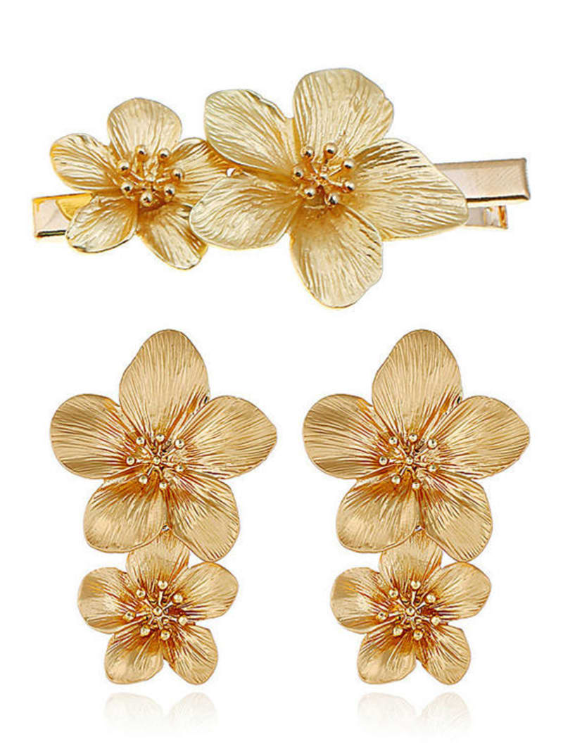 QC MADE IN CHINA Wholesale Hawaiian Plumeria Flower Hair Claw Elegant Sweet Design Egg Flower Style Hair Clip For Girls