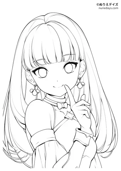 魔法少女のぬりえ2