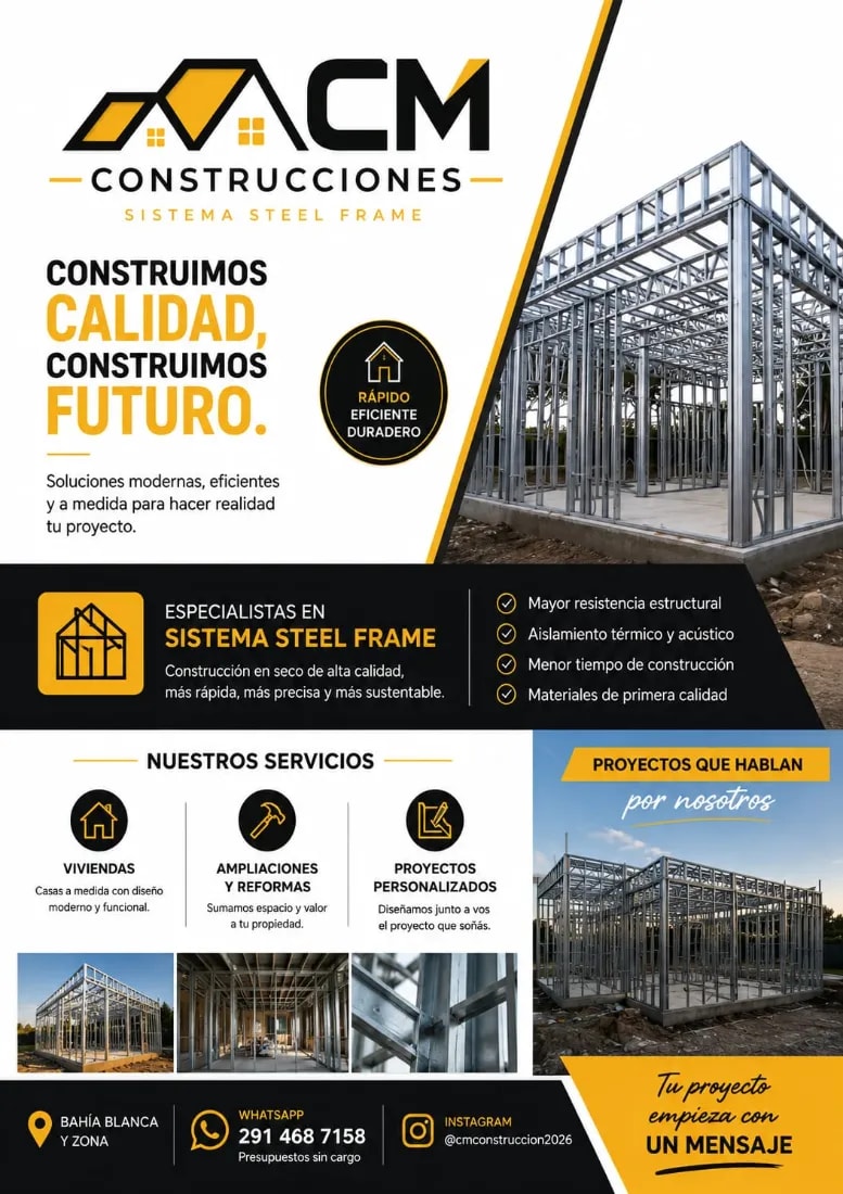 GyM construcciones, construcción en steel frame en la comarca serrana — foto 2