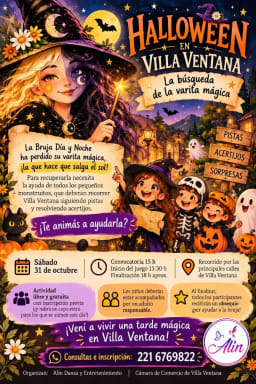 Halloween en Villa Ventana - La búsqueda de la varita mágic…