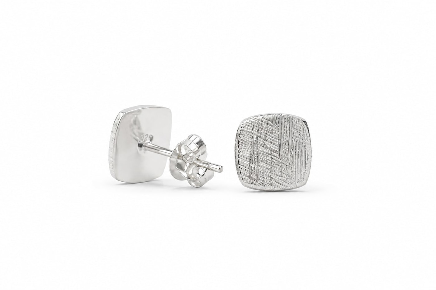 Silver Texture Square Tops