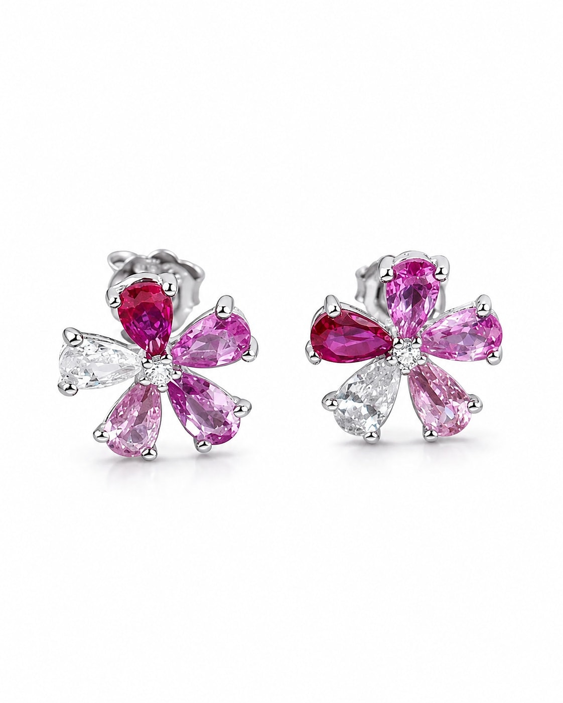 Blush Bloom Floral Studs