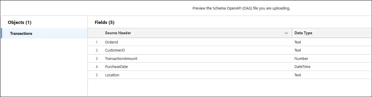 Ingestion API Schema | Ingestion API | VagmineCloud