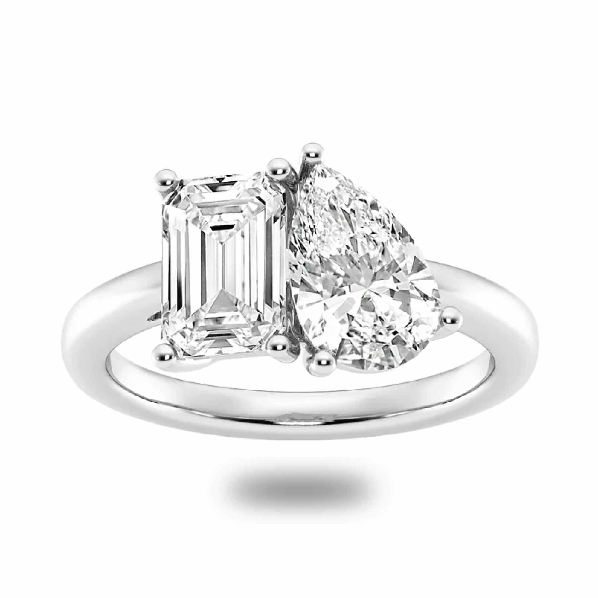 Toi et Moi Engagement Ring