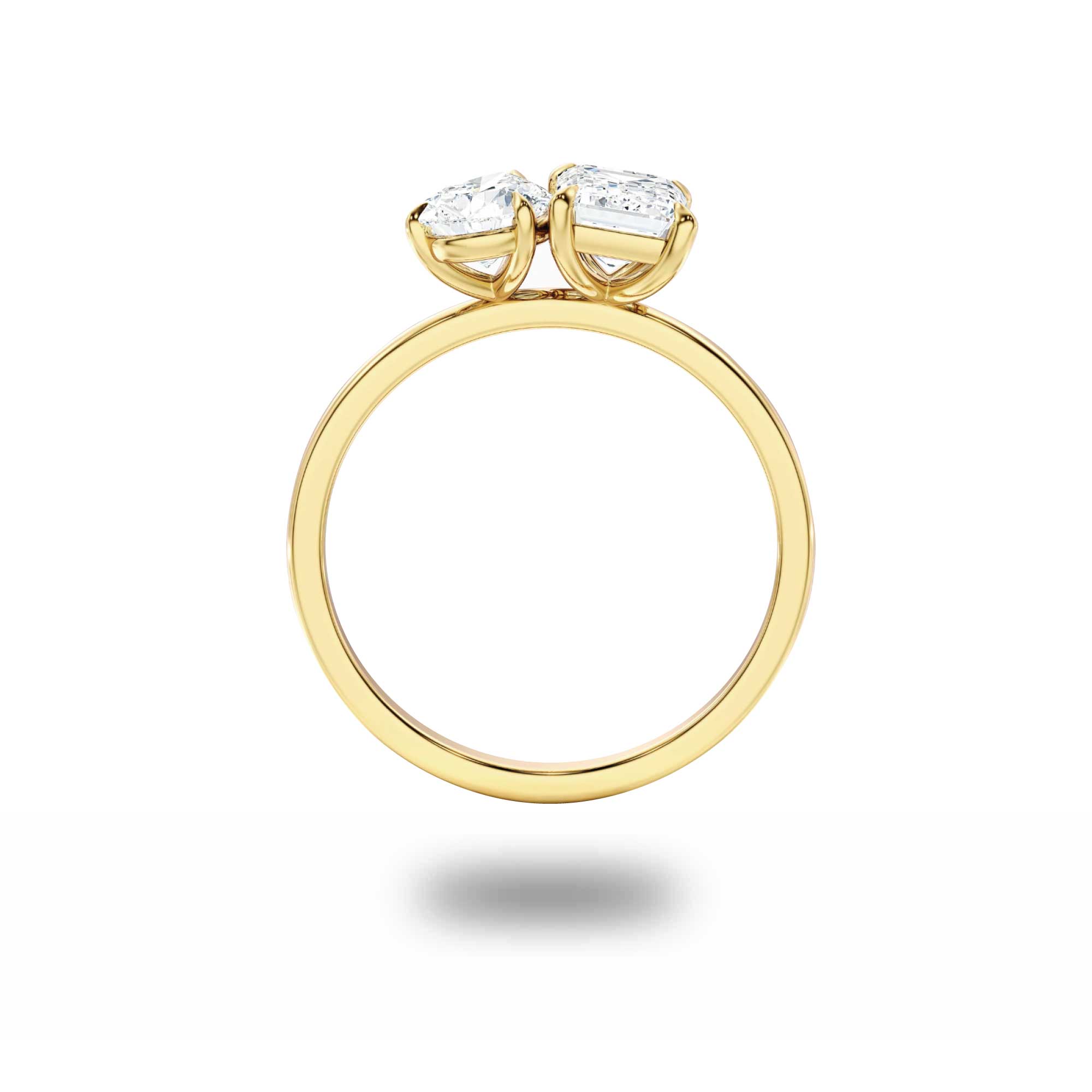Toi et Moi Engagement Ring