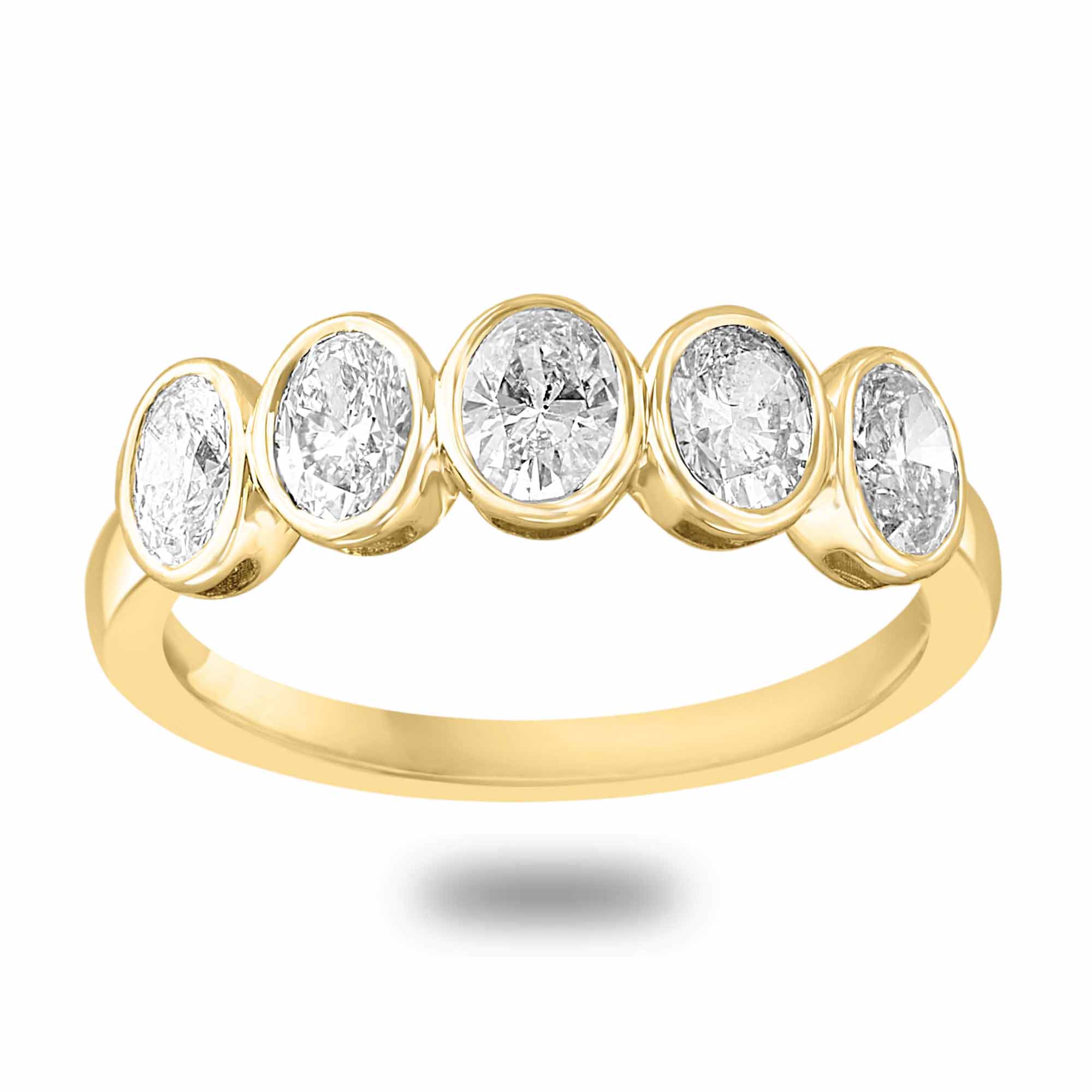 Oval diamond band- n/s