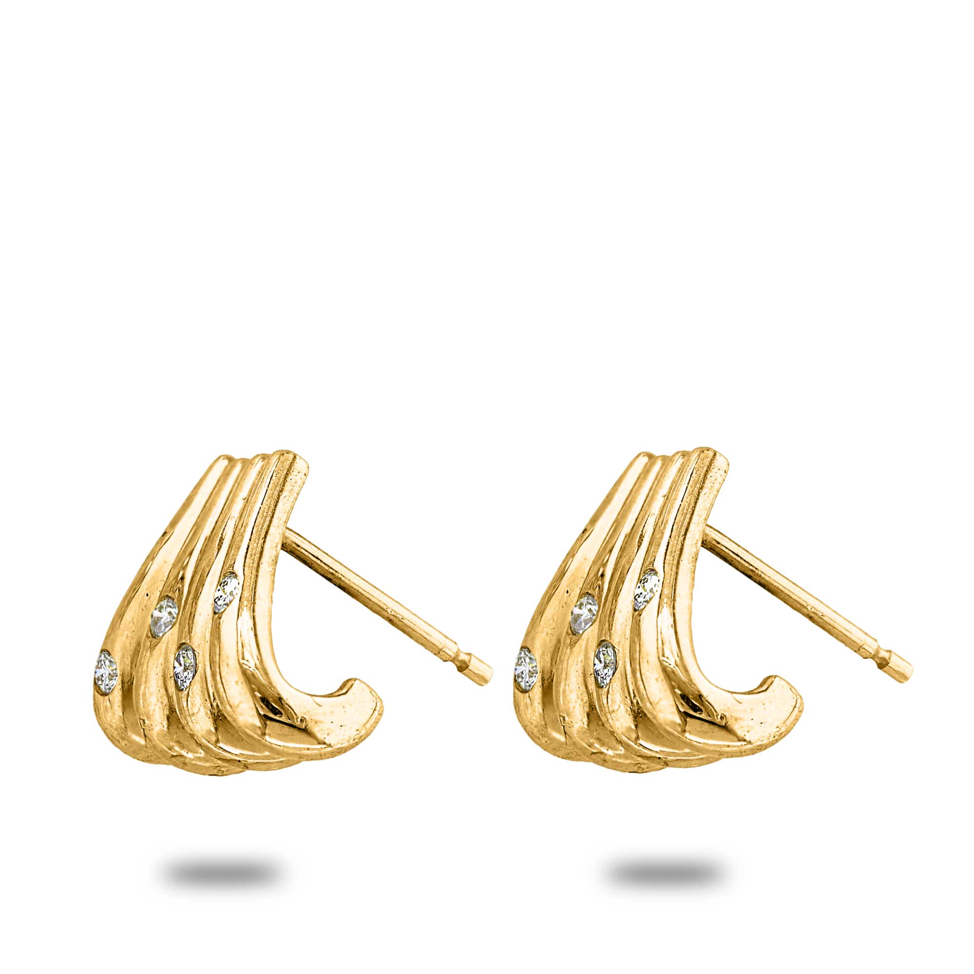 Dome Scallop Earrings