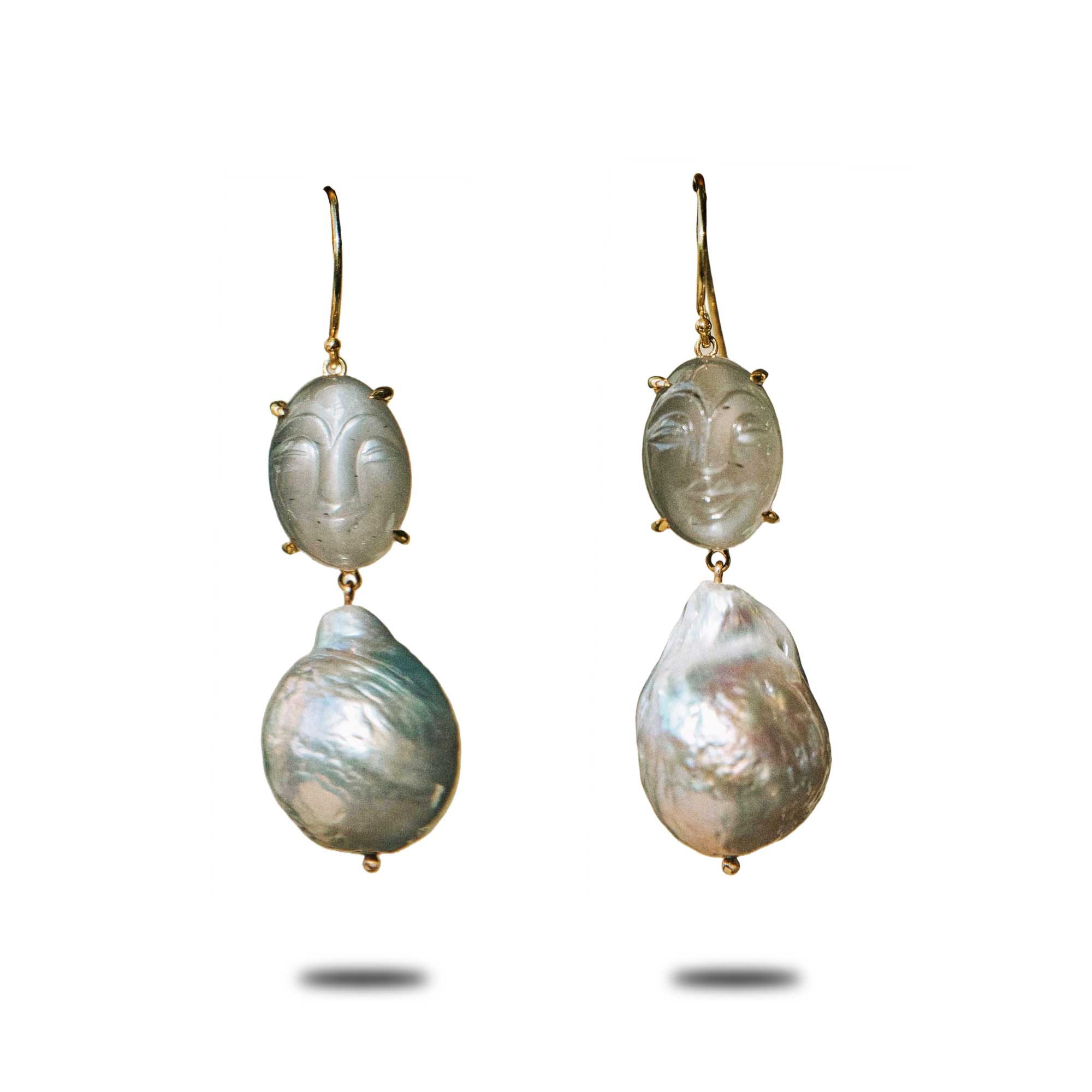 Happy Moonstone Earrings