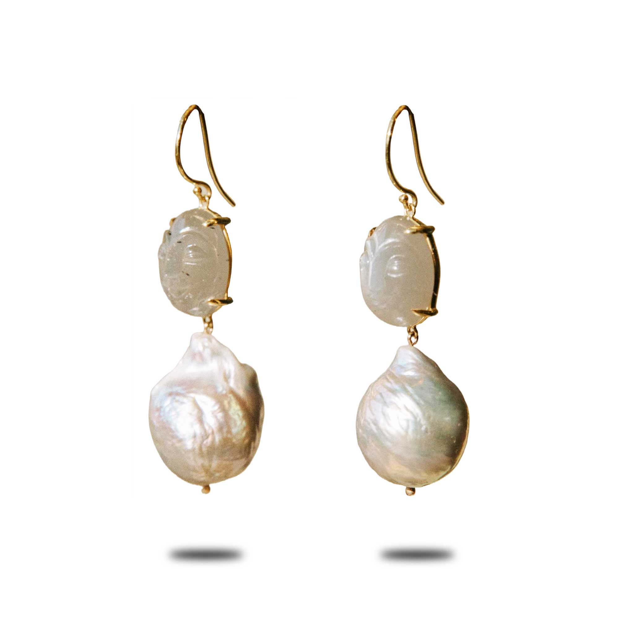 Happy Moonstone Earrings