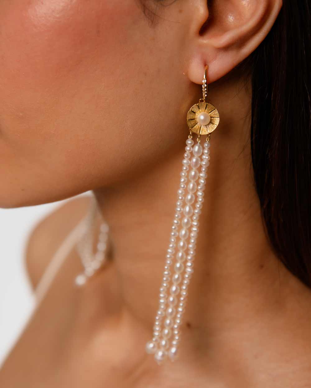 String of Pearls Earrings