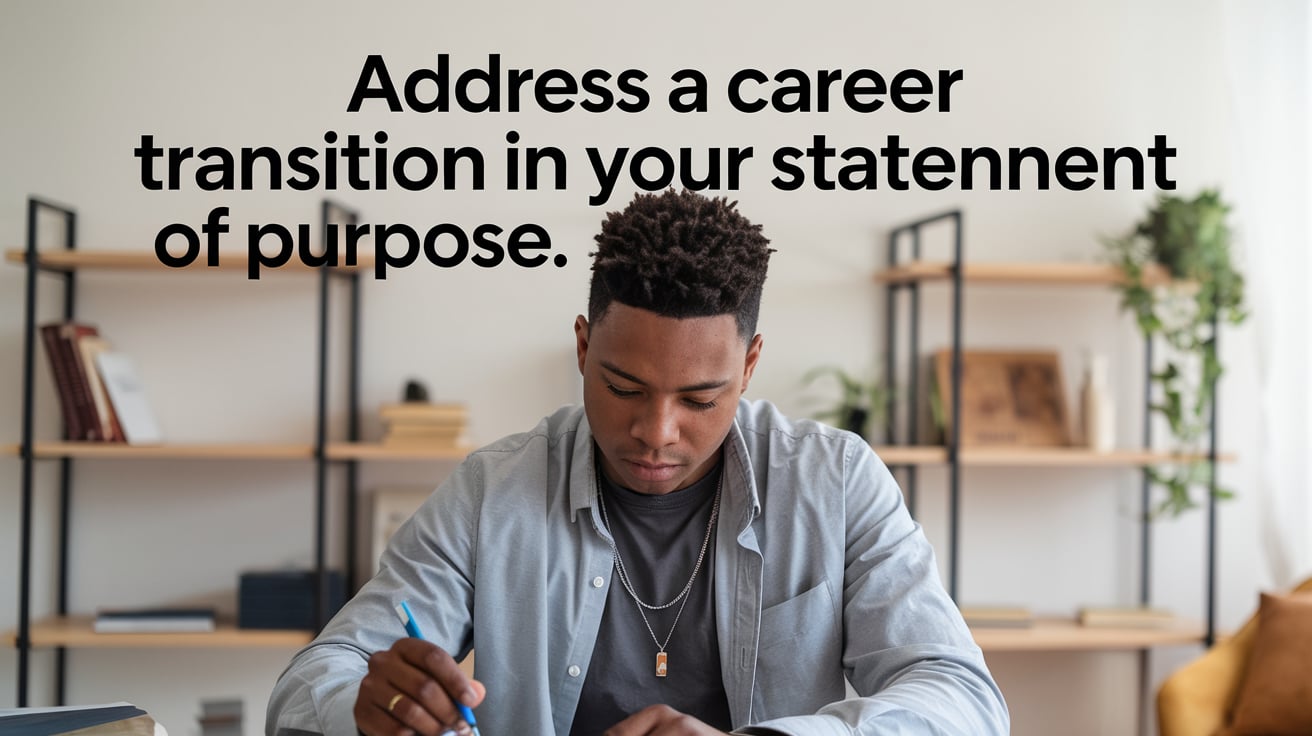 How to Address a Career Transition in Your Statement of Purpose