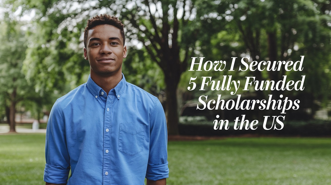 How I Secured 5 Fully Funded Scholarships in the US Without IELTS, GRE, or Application Fees