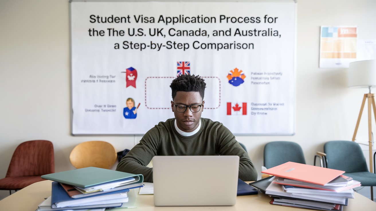 Student Visa Application Process for the U.S., UK, Canada, and Australia: A Step-by-Step Comparison