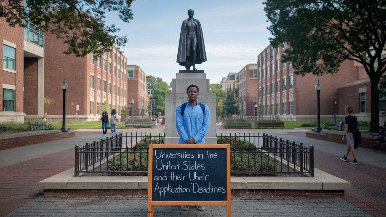 50 Universities in the United States and Their Application Deadlines