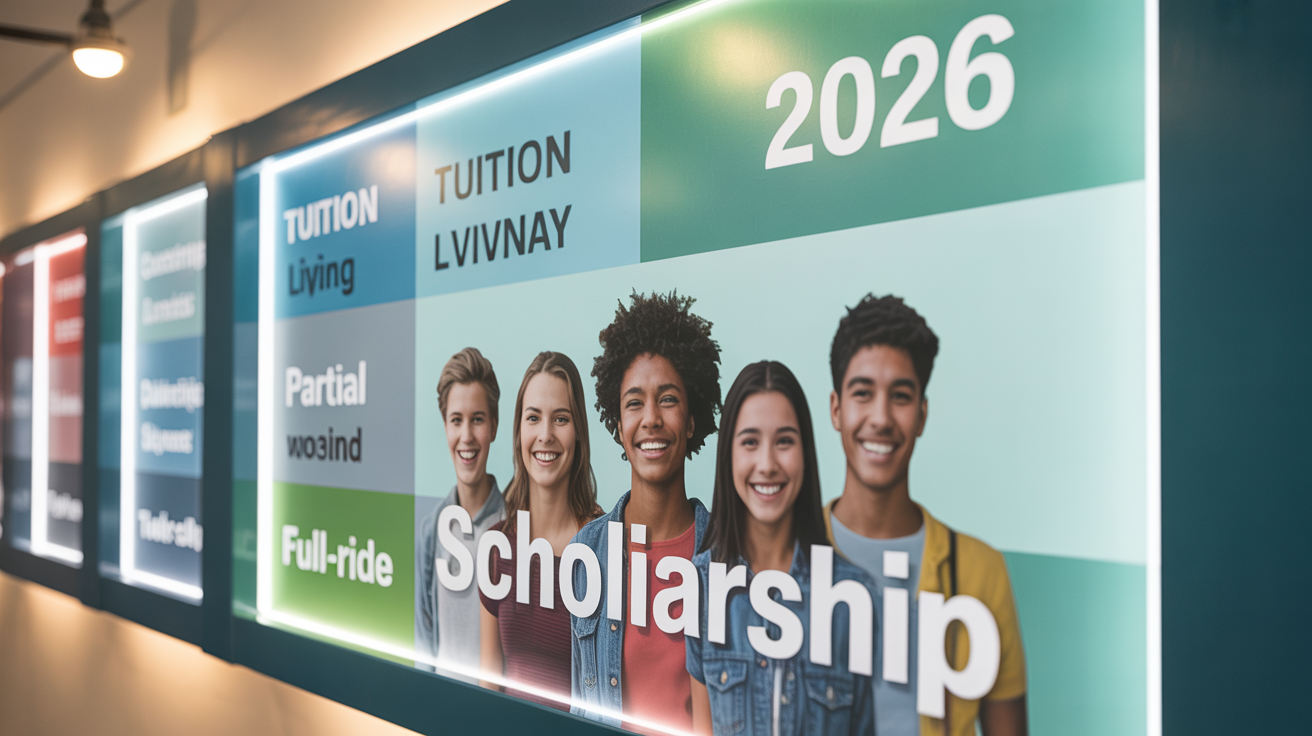 Types of Scholarships Explained: Tuition, Living, Partial, and Full-Ride in 2026