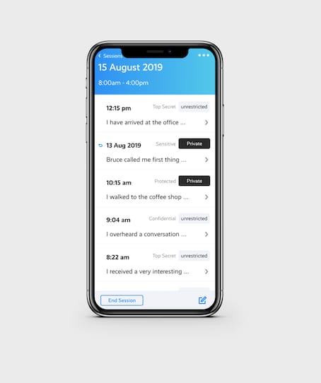 A photo of a phone with the application  page open 