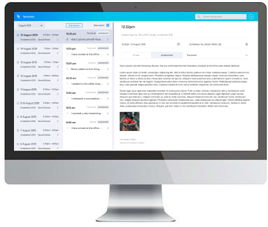 A photo of a computer screen wiith the aplicatin open