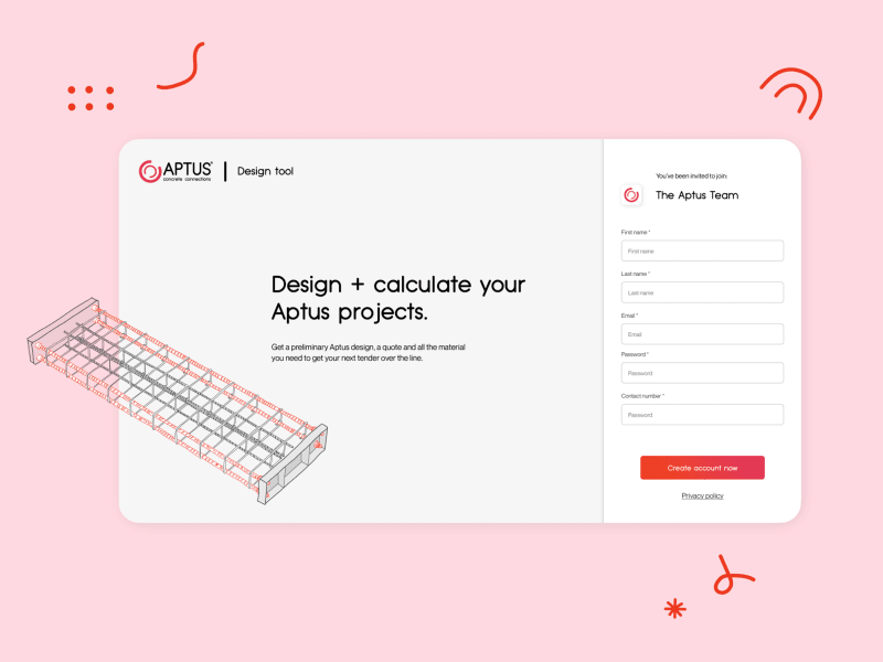 A screenshot of the application login screen