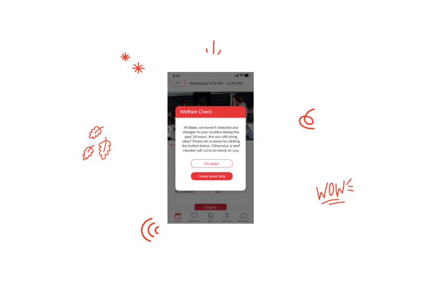 A screenshot of the application