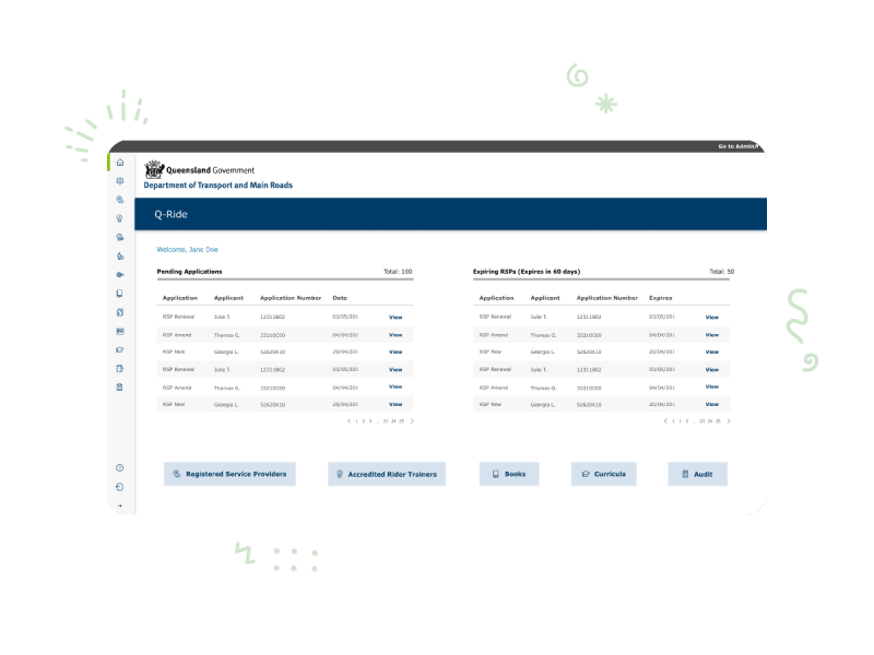 A screenshot of the user interface