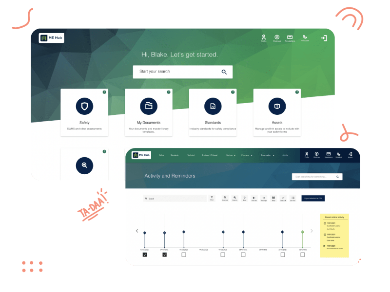 An image of the final application
