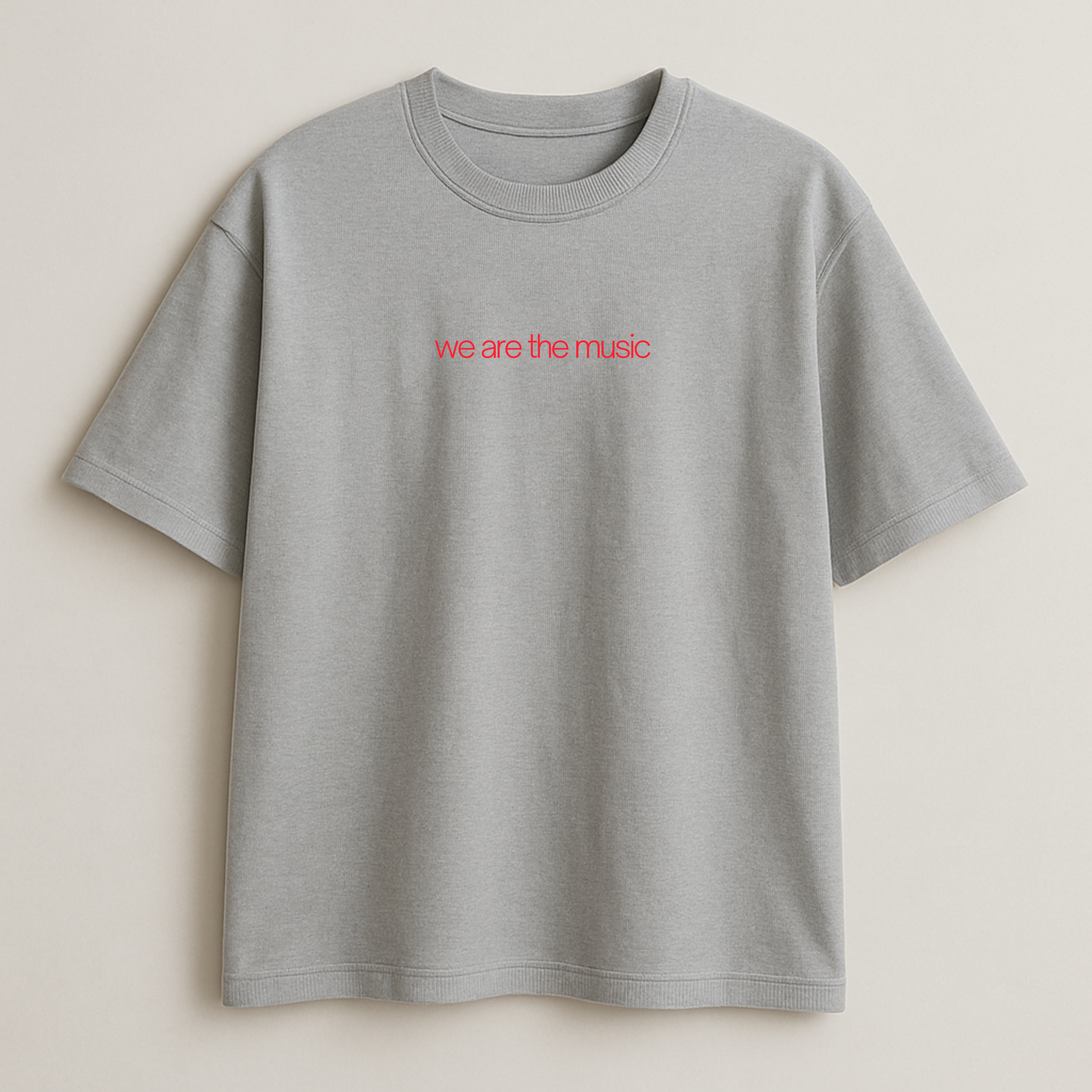 We Are The Music | Grey | Oversized | Unisex