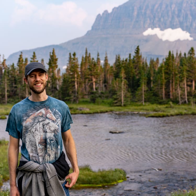 Marcus at Glacier