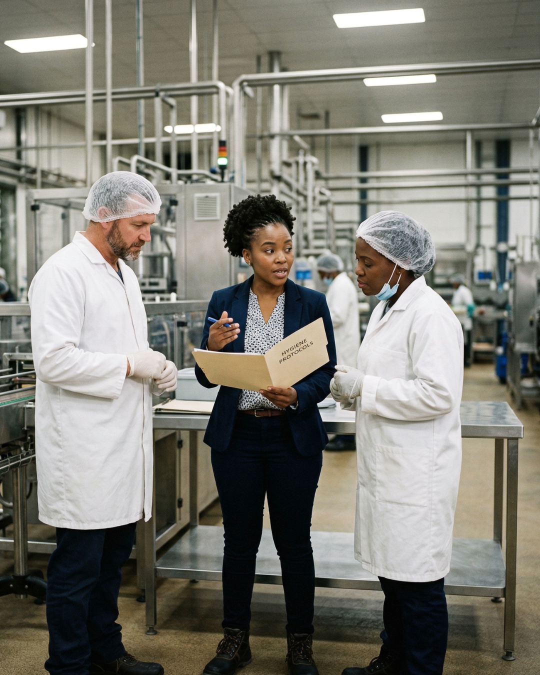 Hygiene audit in beverage production facility