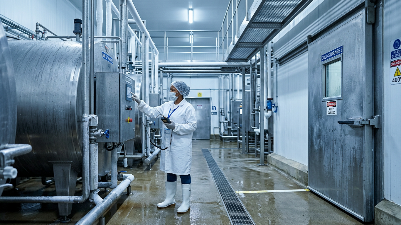 Dairy processing and cold chains