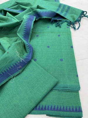 Handloom Cotton Green Suit
