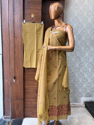 Cotton Suit Cross ThreadWork