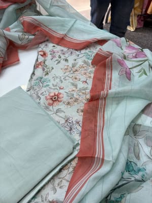 Muslin Print Suit