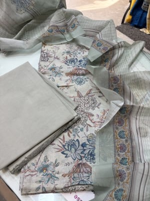 Muslin Print Suit