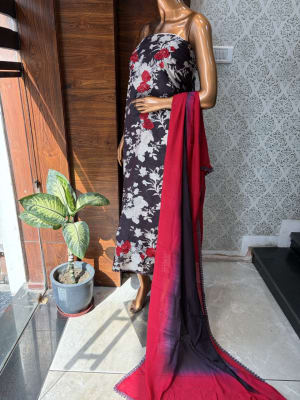 Matte Muslin Cotton Suit