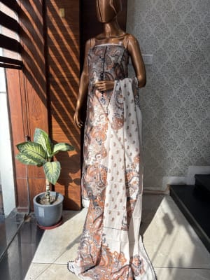 Matte Muslin Cotton Suit