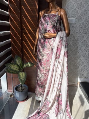 Matte Muslin Cotton Suit