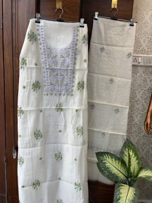 Pure Mal Cotton Lakhnavi Suit