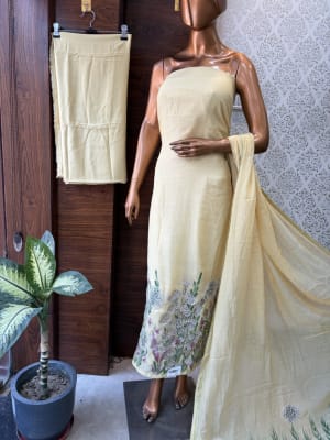 Pure Mal Cotton HandPaint and ThreadWork