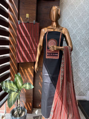 Cotton Suit MirrorWork