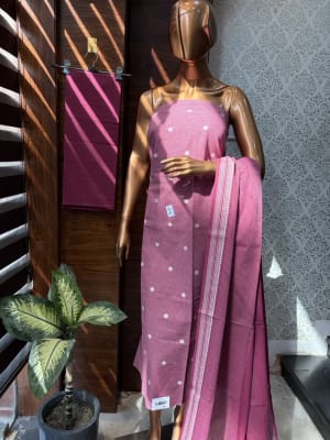 HandLoom Cotton Suit Check