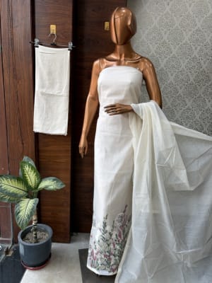 Pure Mal Cotton HandPaint and ThreadWork