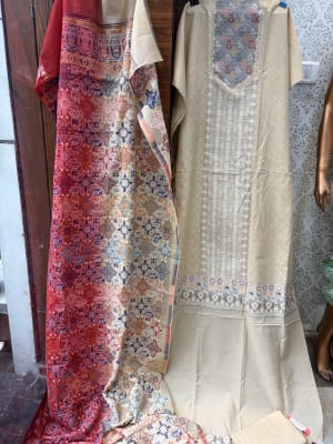 Jamdani Cotton Silk Suit