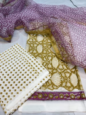 Cotton Suit Kota Dupatta