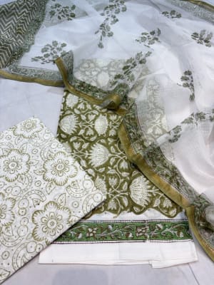 Cotton Suit Kota Dupatta