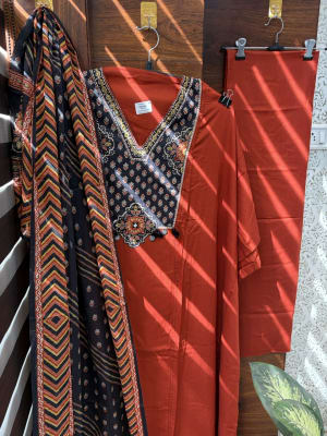 Rayon Linen Suit