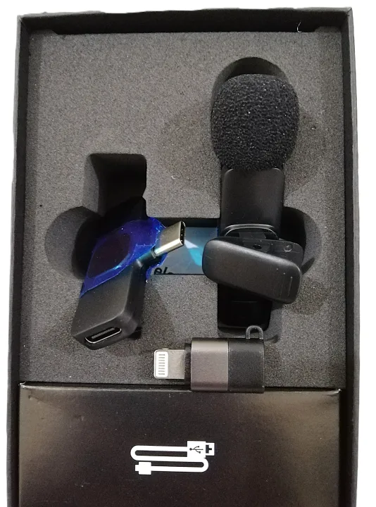 K9 Collar Wireless Microphone - Lavalier Mic for iPhone, Android & Type-C Devices -K-9 Wireless Microphone