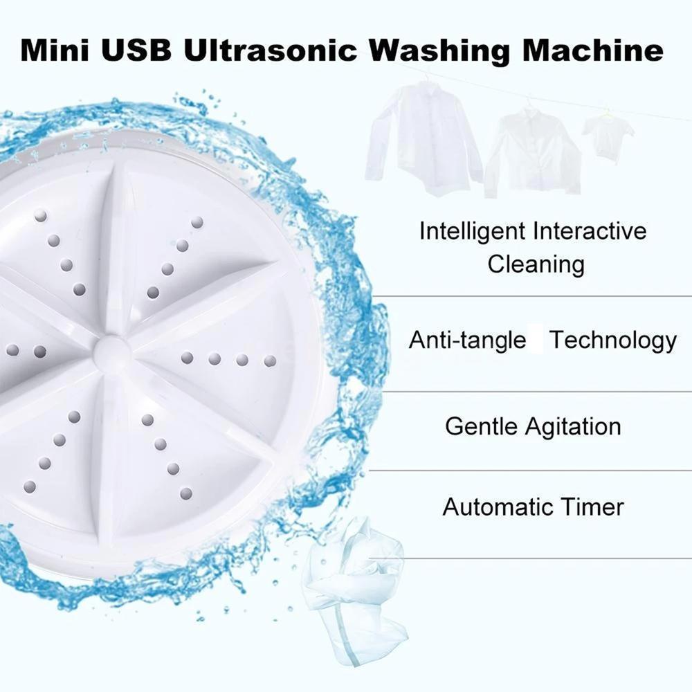 Foldable Portable Mini Washing Machine – Lightweight Travel Laundry Solution